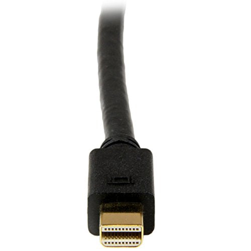 StarTech.com 3ft (0.9m) Mini DisplayPort to DVI Cable - Mini DP to DVI Adapter Cable - 1080p Video - Passive mDP 1.2 to DVI-D Single Link - mDP or Thunderbolt 1/2 Mac/PC to DVI Monitor (MDP2DVIMM3B)