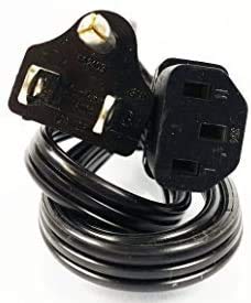 Dell 3-Prong Computer Power Supply Cord For Computers, & Monitors - Standard US Outlet (YVL-PN-1874571)