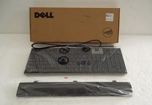 0U473D Dell USB Slim Multimedia Keyboard With Built-in 2 Port USB HUB & Removable Palmrest