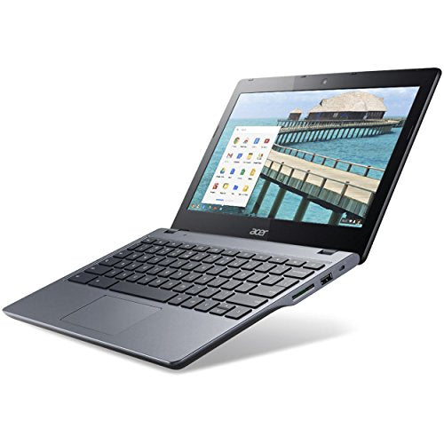 Acer C720-2844 11.6" Google Chromebook Laptop Intel Celeron 2955U Dual Core 1.4GHz 4GB RAM 16GB SSD - Gray